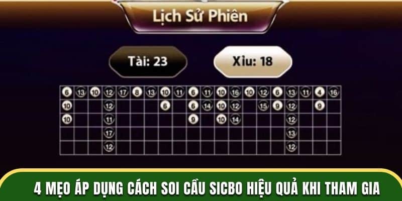 4 mẹo soi cầu tài xỉu 33win